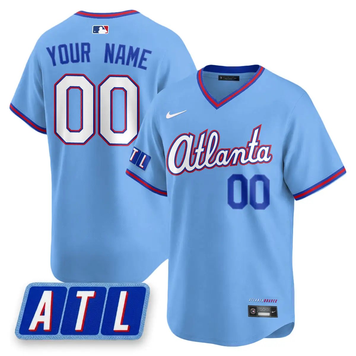 Atlanta Braves 2026 City Connect Vapor Limited Custom Jersey - All Stitched