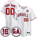 Los Angeles Angels Garret Anderson Tribute Patch Vapor Premier Limited Custom Jersey - All Stitched