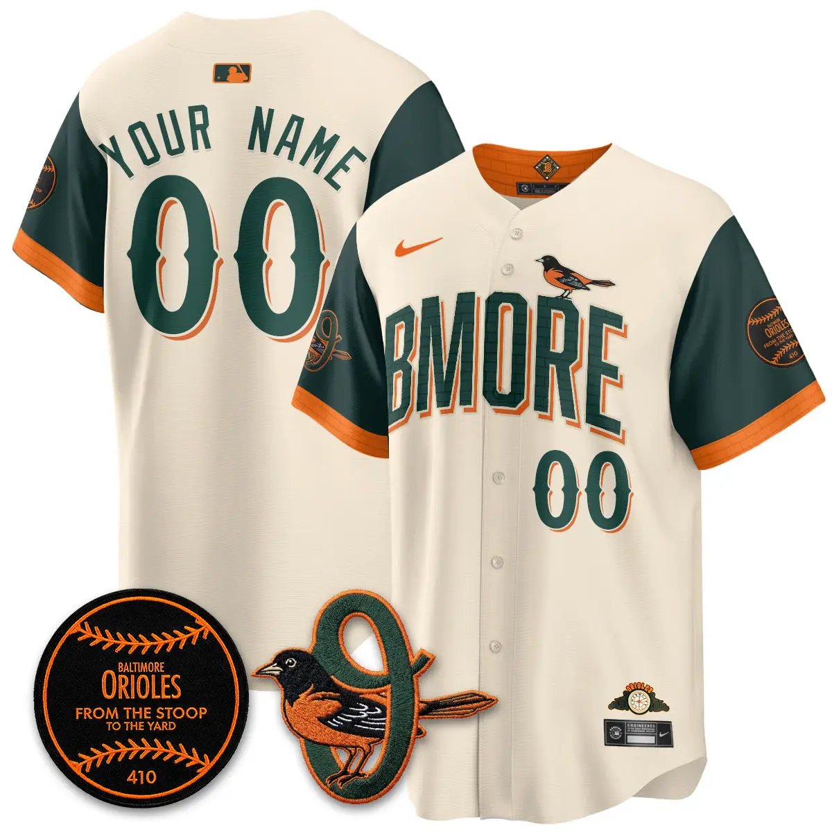 Baltimore Orioles 2026 City Connect Vapor Premier Limited Custom Jersey - All Stitched