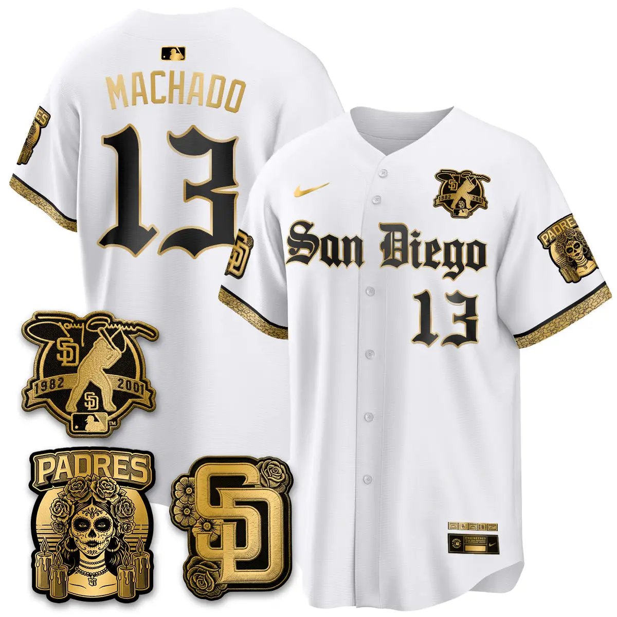 Men San Diego 2026 City Connect x Tony Gwynn Patch Vapor Premier Limited Jersey - All Stitched - V2