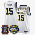 Men Michigan Wolverines 2026 NCAA Basketball Champions Limited Jersey - All Stitched