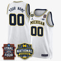 Michigan Wolverines 2026 NCAA Basketball Champions Limited Custom Jersey - All Stitched