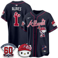 Men Atlanta Braves x Meow KT 2026 Vapor Limited Jersey - All Stitched