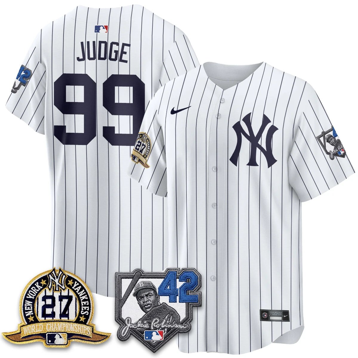 Men New York Yankees 2026 Jackie Robinson Day Vapor Limited Jersey - All Stitched
