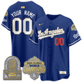 CUSTOM Los Angeles Dodgers Gold Collection Vapor Limited Jersey - 9x & B2B Champs - All Stitched