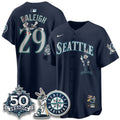 Men Seattle Mariners x Bunny Vapor Premier Limited Jersey - Stitched