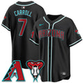 Men Arizona Diamondbacks Black Out Style Vapor Premier Limited Jersey - All Stitched