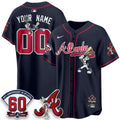 Atlanta Braves x Bunny Vapor Premier Limited Custom Jersey - Stitched
