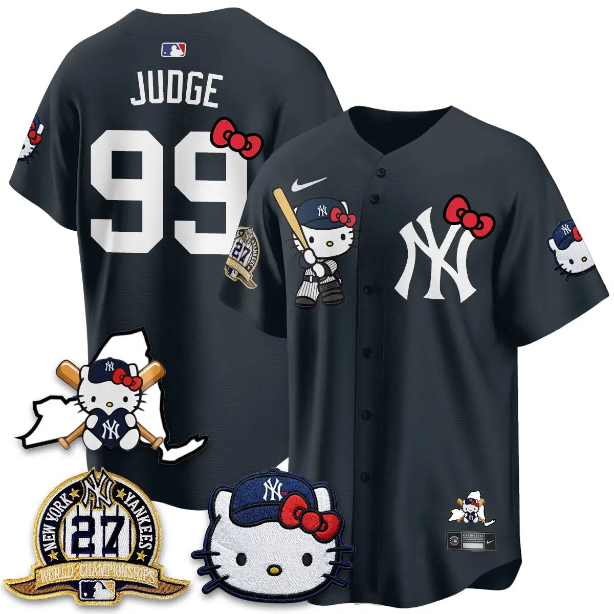 Men New York Yankees Meow KT 2026 Vapor Limited Jersey - All Stitched