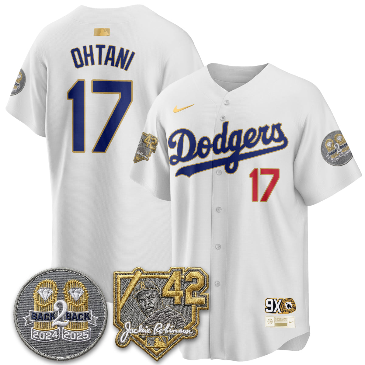Men Los Angeles Dodgers -  2026 Jackie Robinson Day Vapor Limited Jersey - All Stitched