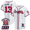 Men Atlanta Braves 2026 60th Anniversary Vapor Limited Jersey - All Stitched