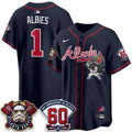 Men Atlanta Braves x SW Vapor Limited Jersey - Stitched