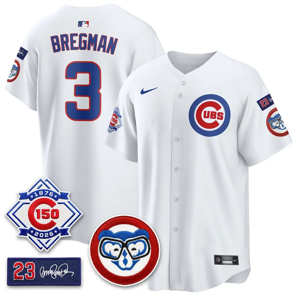 Men Chicago Cubs  150th Anniversary Holy Cow Vapor Premier Limited Jersey - All Stitched