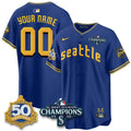 Seattle Mariners 2026 Vapor Custom Limited Jersey - 50th Anniversary - All Stitched