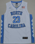 North Carolina Tar Heels #23 Michael Jordan NCAA Basketball Jersey White