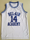 Smith Basketball Jersey #14 Bel Air Academy Movie White