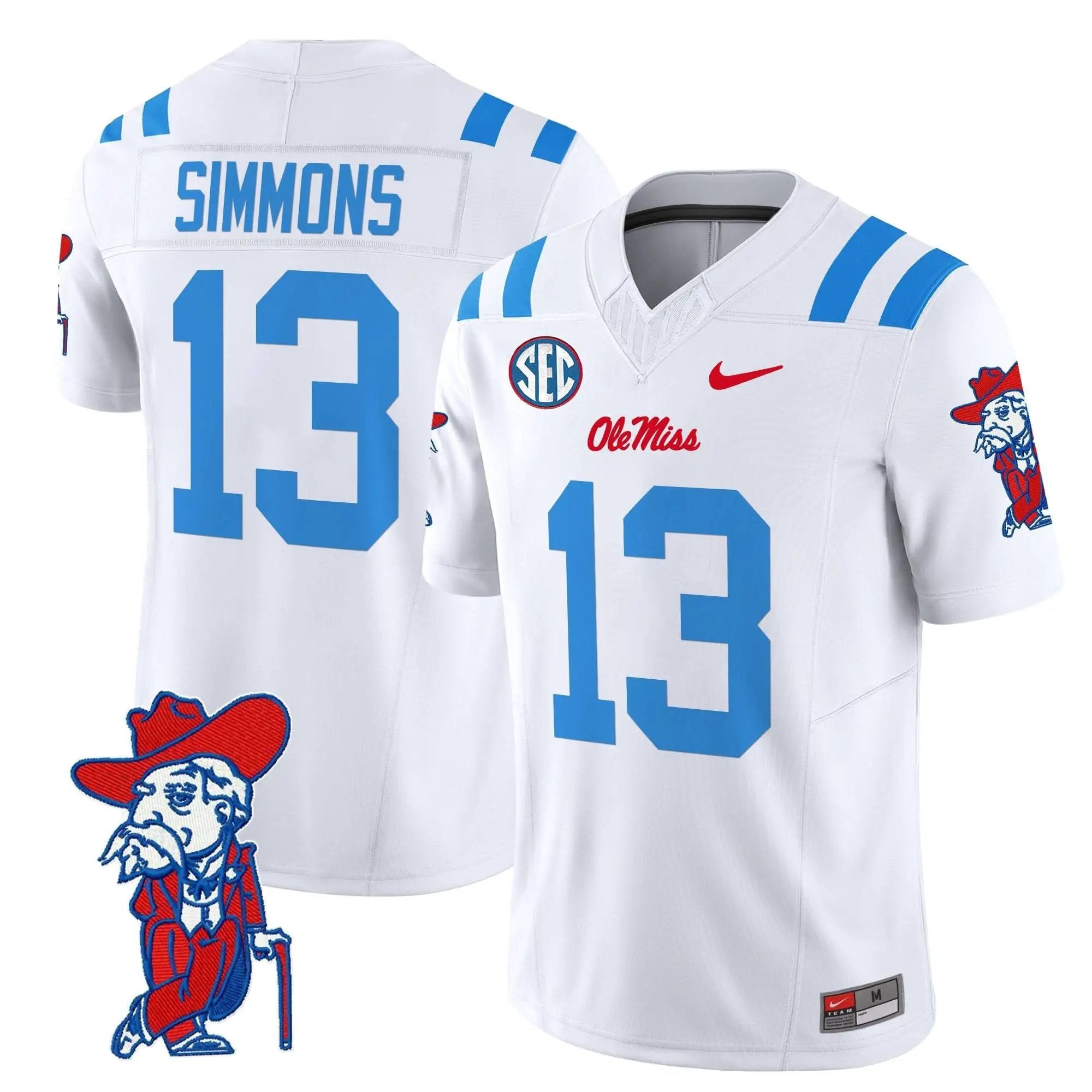 Men Ole Miss Rebels 2025 Football Vapor Limited Jersey V2 Stitched