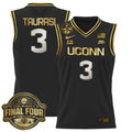 Diana Taurasi Jersey #5 UConn Huskies 2025 Big Eat Final Four Patch Black Gold