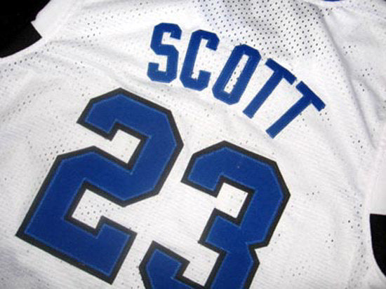 Nathan Scott Jersey #23 One Tree Hill Ravens Movie Basketball White