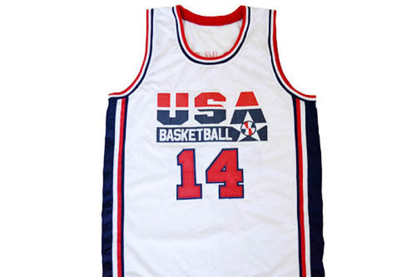 Charles Barkley Jersey #14 Team USA Basketball White