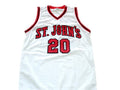 Chris Mullin Jersey #20 St John's University Basketball White