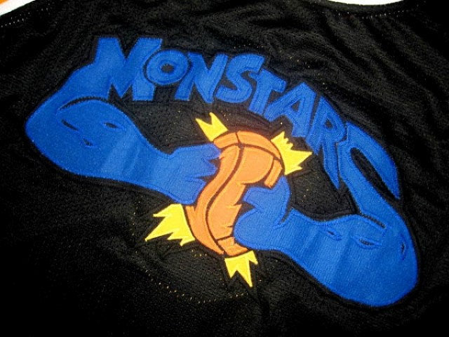 Monstars Jersey #0 Tune Squad Space Jam Movie Basketball Black