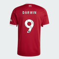 Liverpool 2025-26 DARWIN 9 Home Jersey – Red
