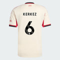 Liverpool 2025-26 KERKEZ 6 Away Jersey – Cream