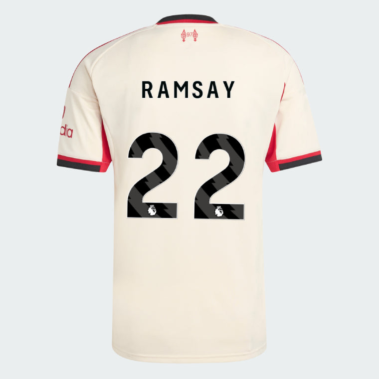 Liverpool 2025-26 RAMSAY 22 Away Jersey – Cream