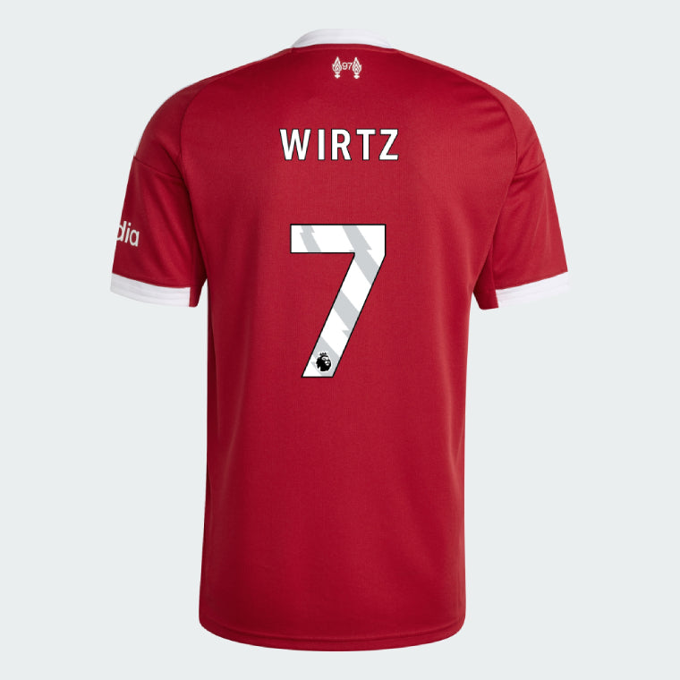 Liverpool 2025-26 WIRTZ 7 Home Jersey – Red