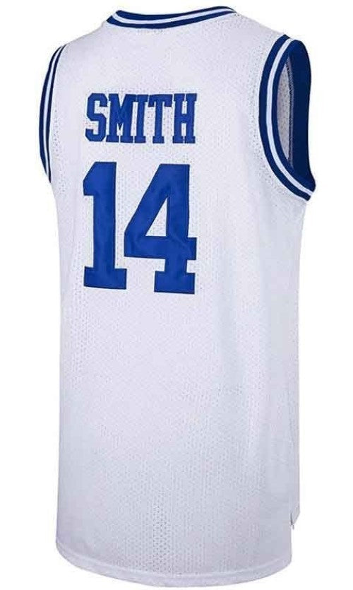 Smith Jersey #14 Bel-Air Academy Basketball Sewn White