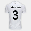 Santos FC JOAO BASSO 3 Home 2025-26 Jersey – White