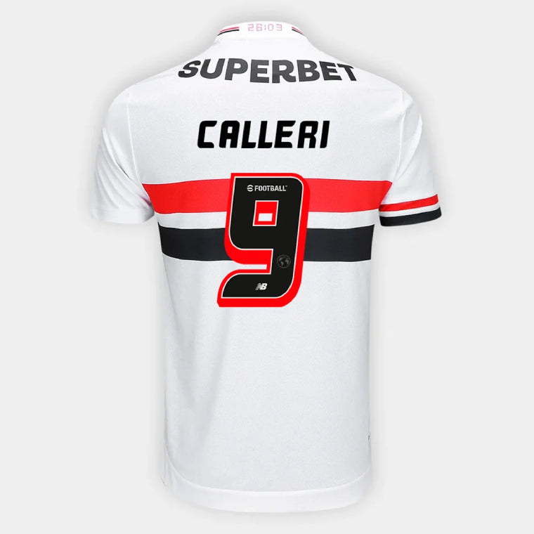 Sao Paulo FC CALLERI 9 Home 2025-26 Jersey – White