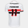 Sao Paulo FC FERREIRA 11 Home 2025-26 Jersey – White