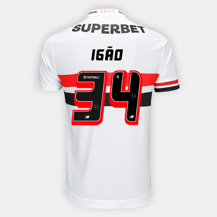 Sao Paulo FC IGAO 34 Home 2025-26 Jersey – White
