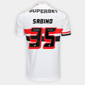 Sao Paulo FC SABINO 35 Home 2025-26 Jersey – White